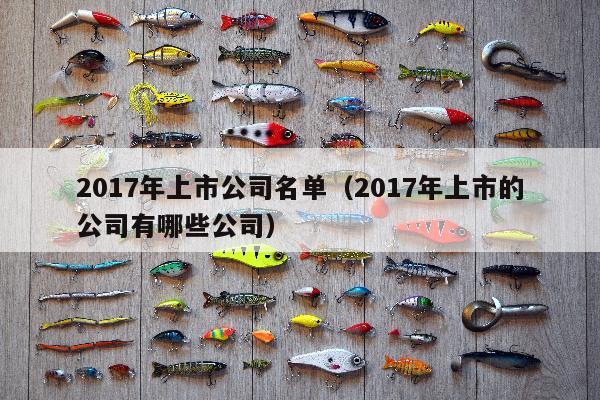 2017年上市公司名单（2017年上市的公司有哪些公司）