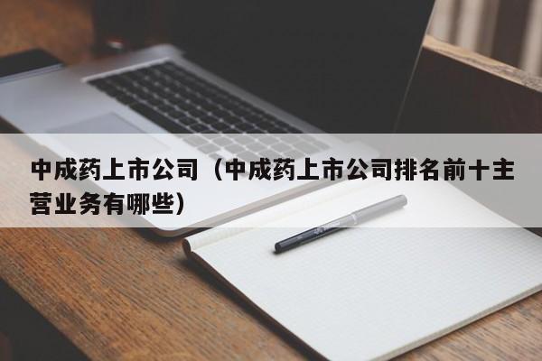 中成药上市公司（中成药上市公司排名前十主营业务有哪些）