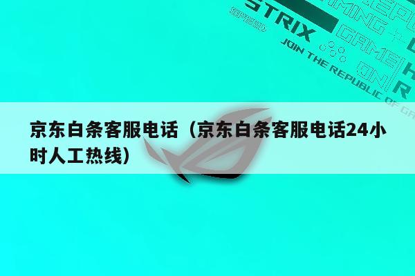 京东白条客服电话（京东白条客服电话24小时人工热线）