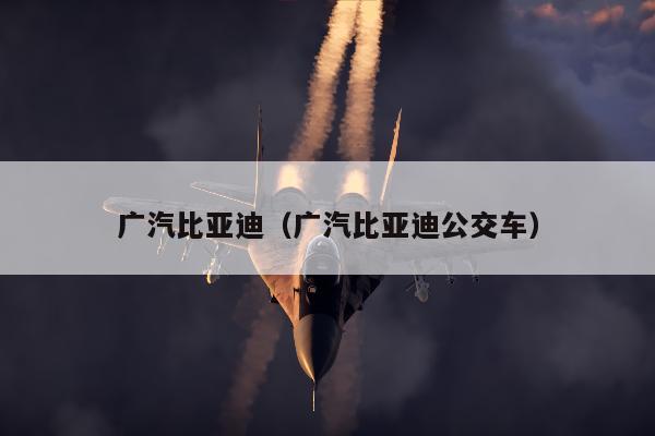 广汽比亚迪（广汽比亚迪公交车）