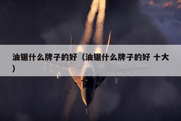 油锯什么牌子的好（油锯什么牌子的好 十大）